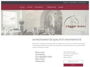 Restaurant du Cheval Blanc | André et Anne-Marie Thürler ] 1630 Bulle